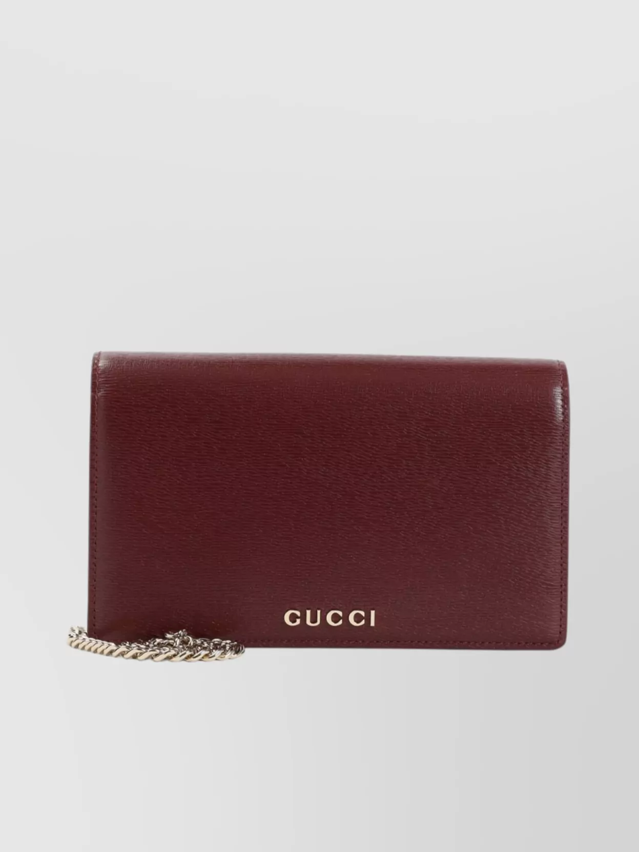 Gucci Chain Wallet Detachable Strap In Brown