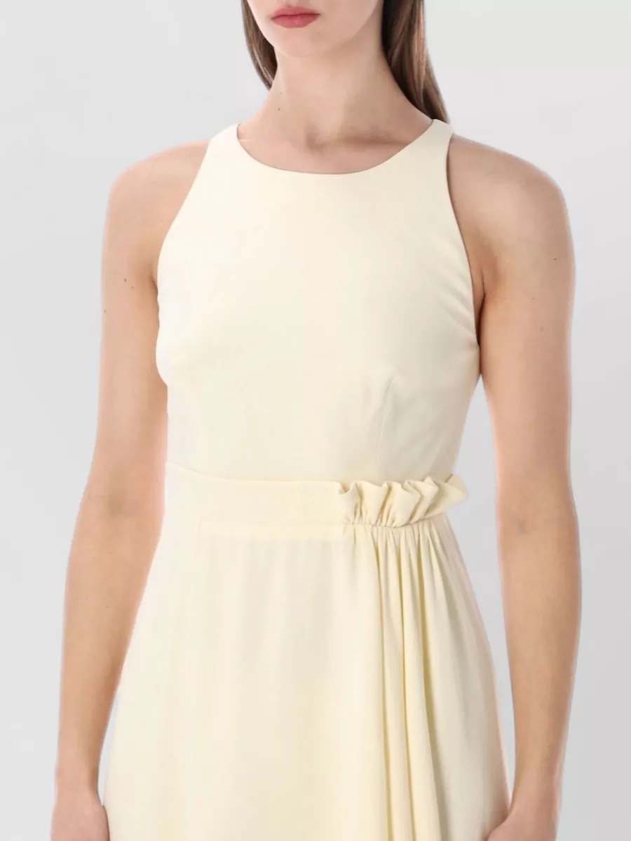 Givenchy Sleeveless Gown Midi Length Round Neckline