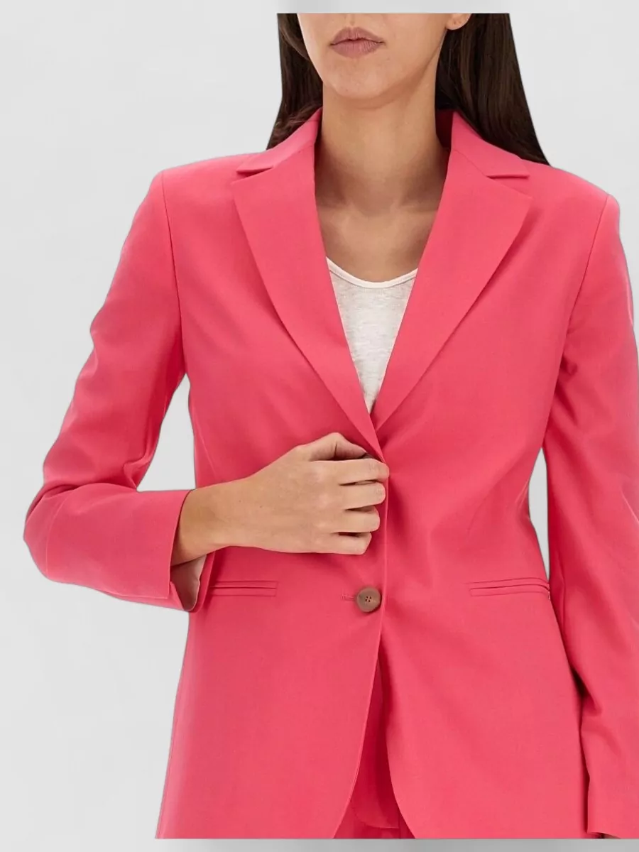 Alysi Single-Breasted Wool Blazer