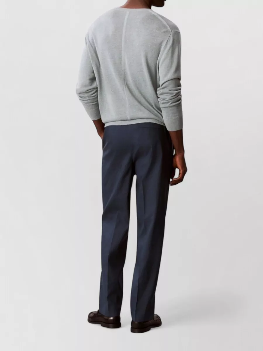 Calvin Klein Linen Lyocell Tapered Trousers