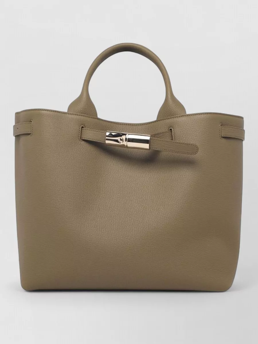 Longchamp leather tote bag