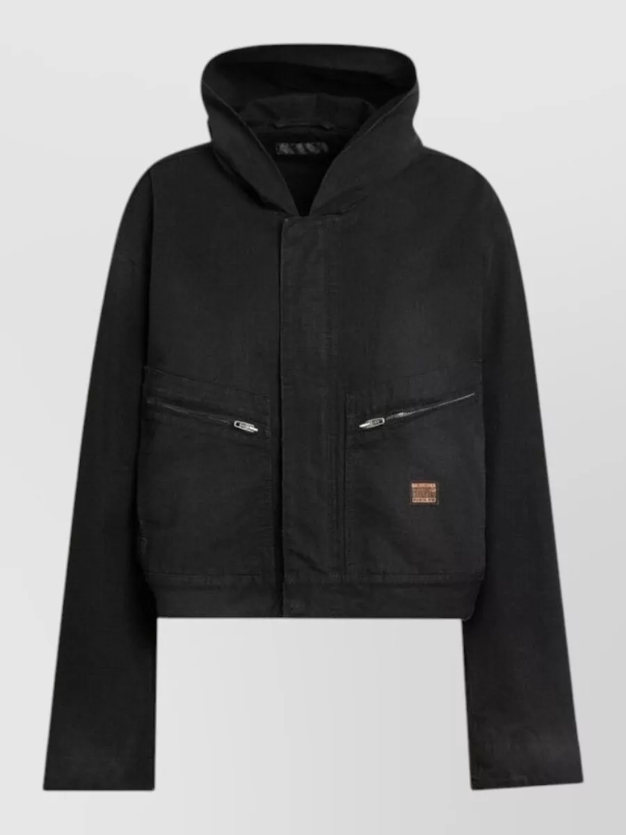 Balenciaga cropped hooded jacket