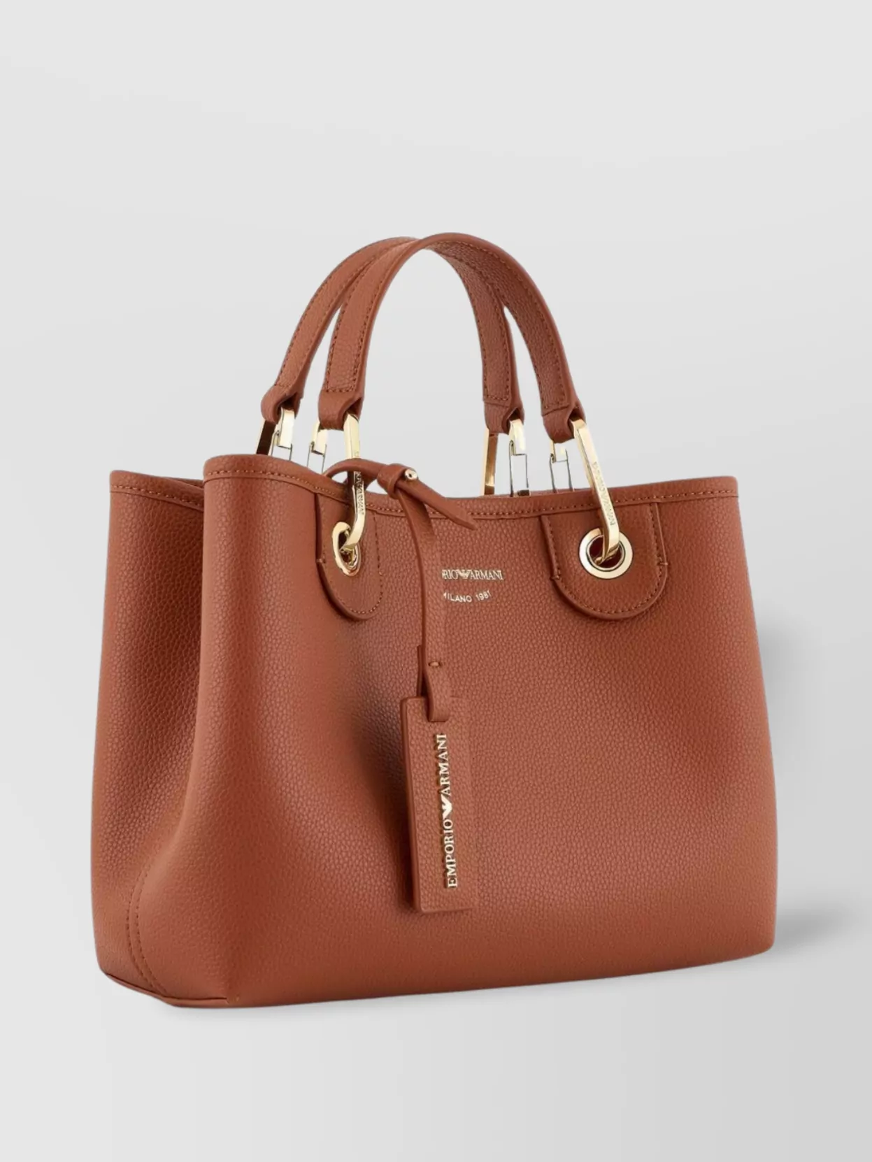 Emporio Armani Small Tote Bag With Adjustable Strap And Handles
