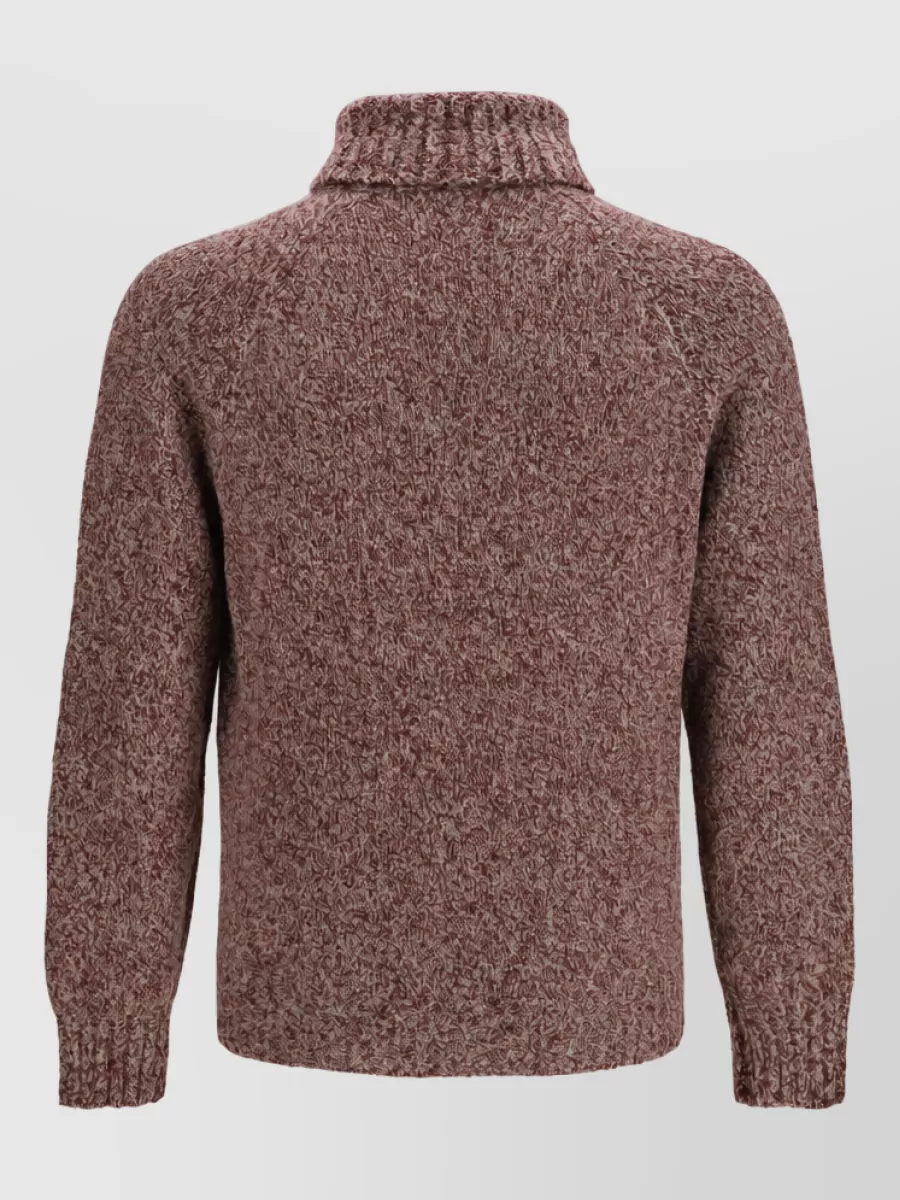 Brunello Cucinelli Wool Silk Cashmere Turtleneck Sweater