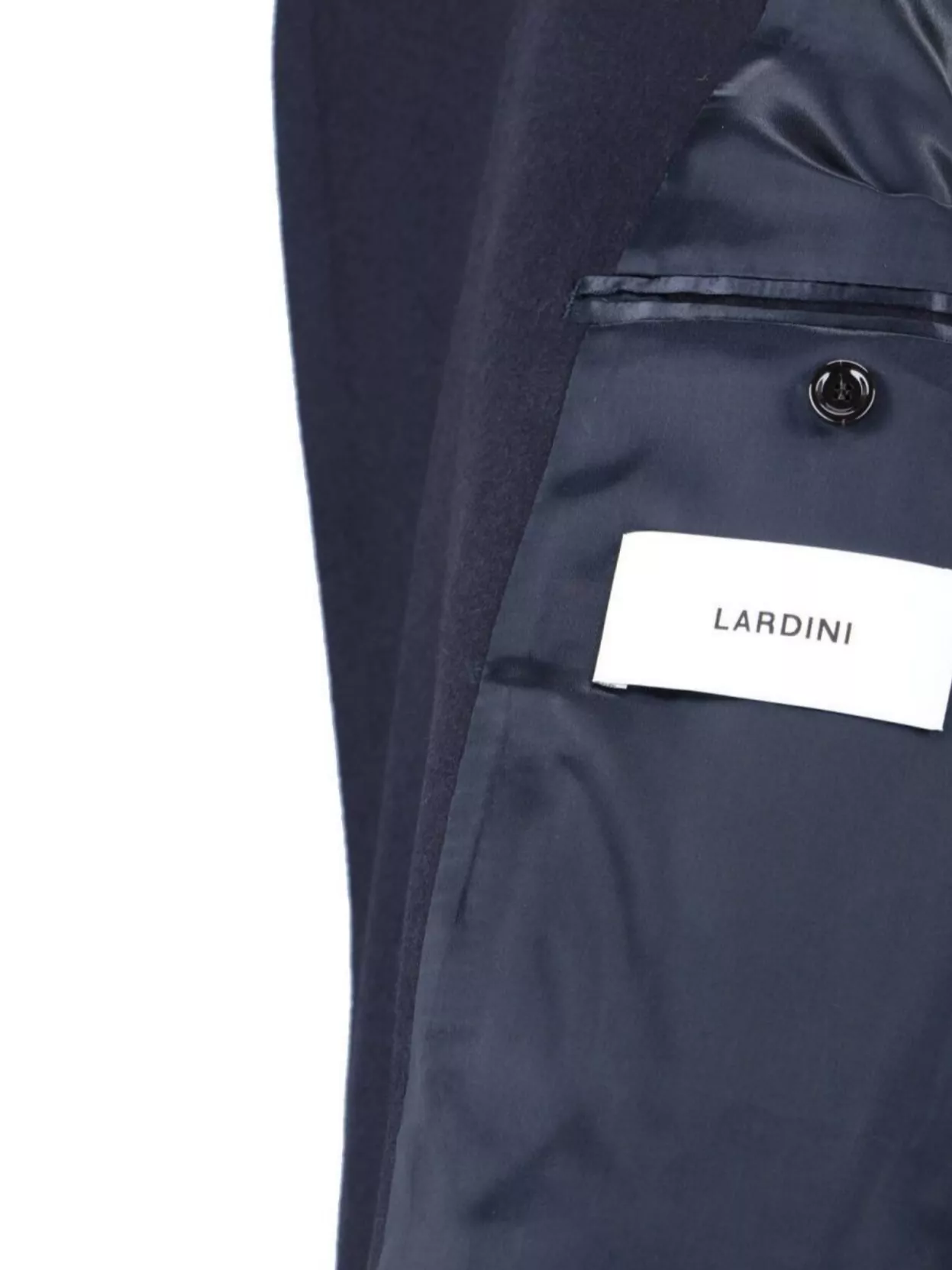 Lardini Buttoned Longline Jacket Notched Lapel