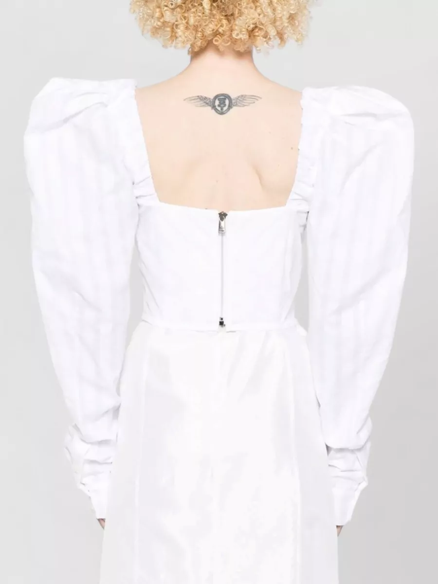 Vivienne Westwood Sweetheart Neck Puff Sleeve Blouse