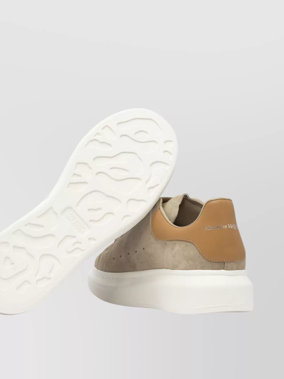 Alexander Mcqueen Suede Upper And Thick Rubber Sole Sneaker