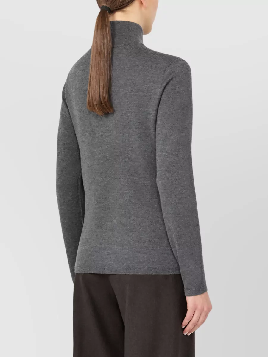Max Mara Cashmere Turtleneck Long-Sleeve Sweater