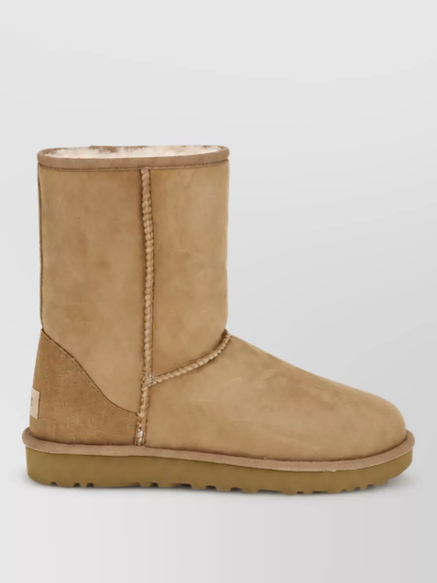 Ugg Suede Leather Flat Boots