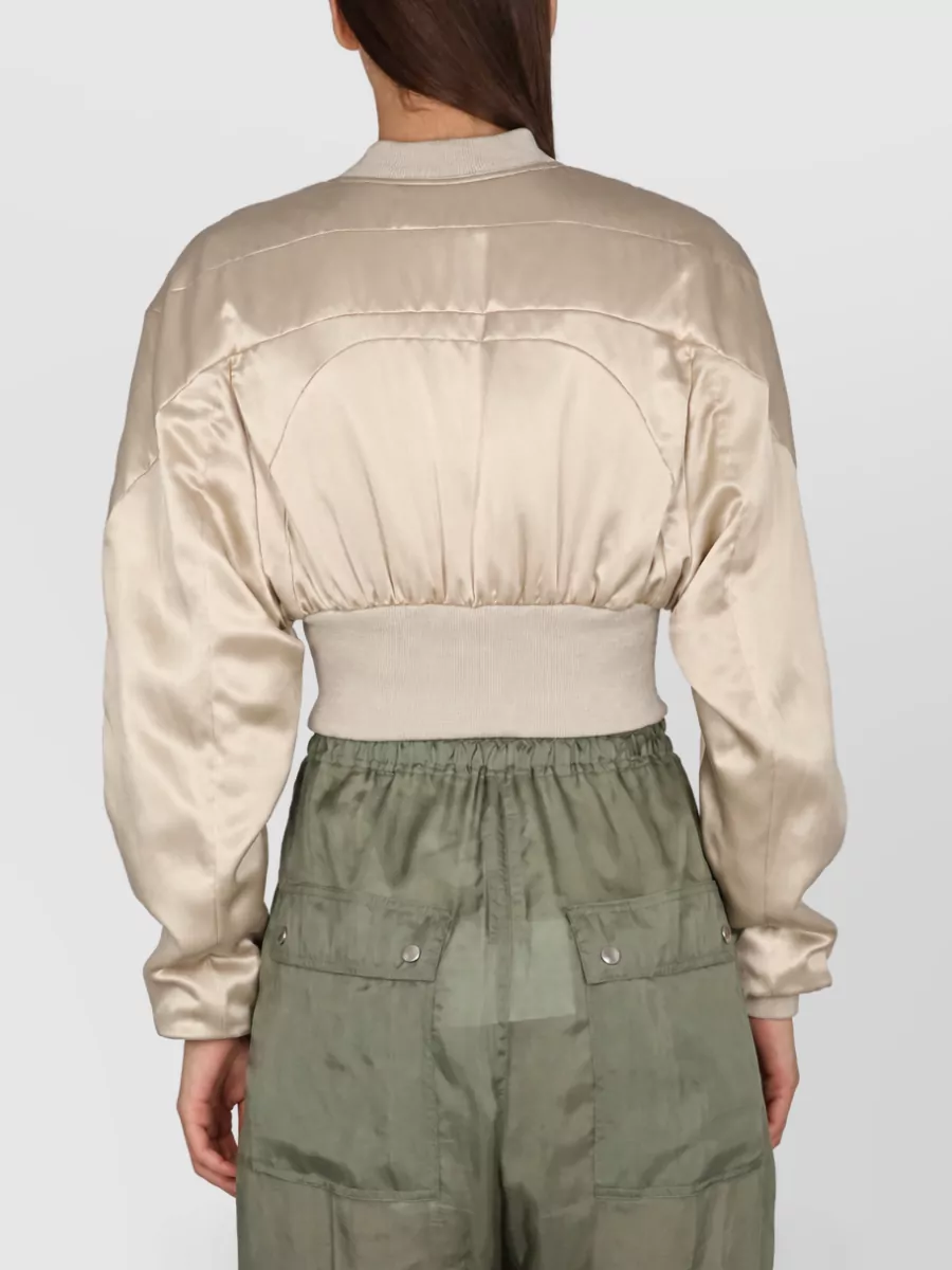 Rick Owens Silk Bomber Jacket
