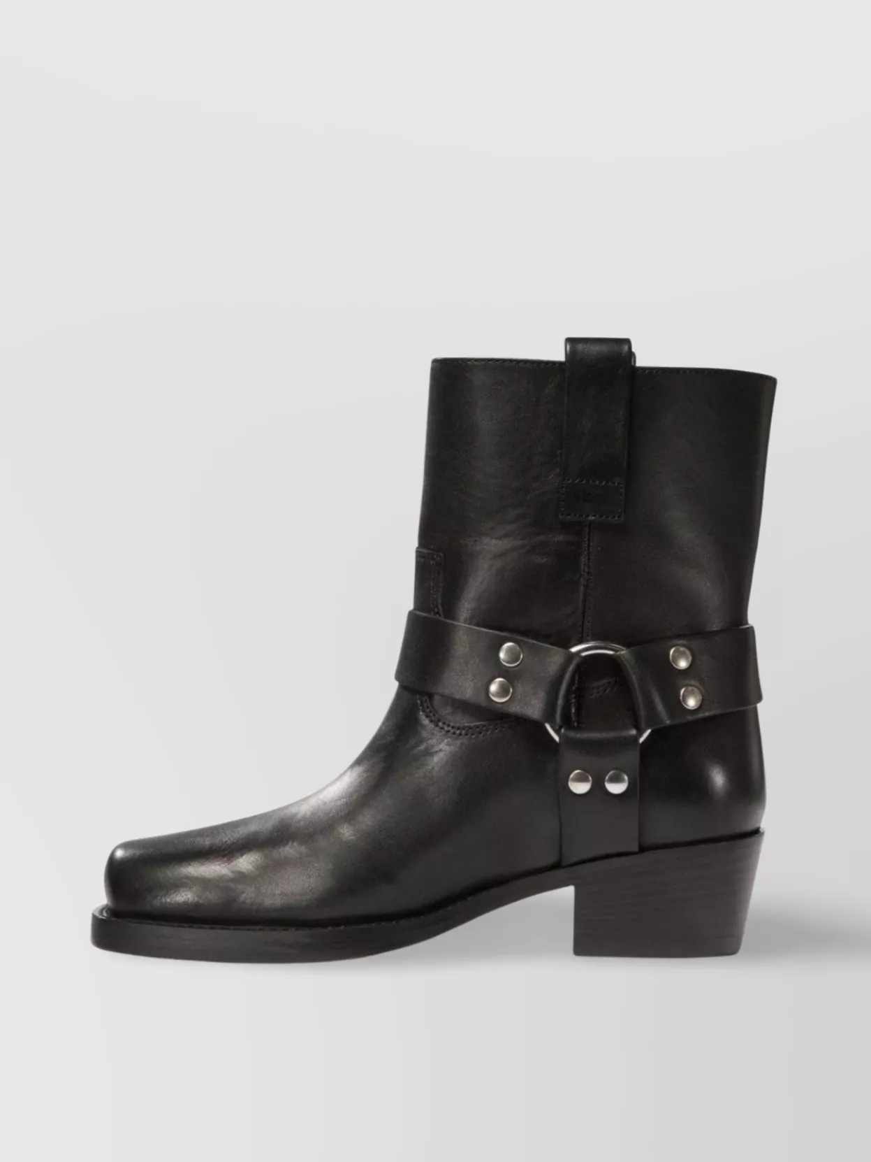 Paris Texas Pull-on Ankle Boot Studded Ring In Brown