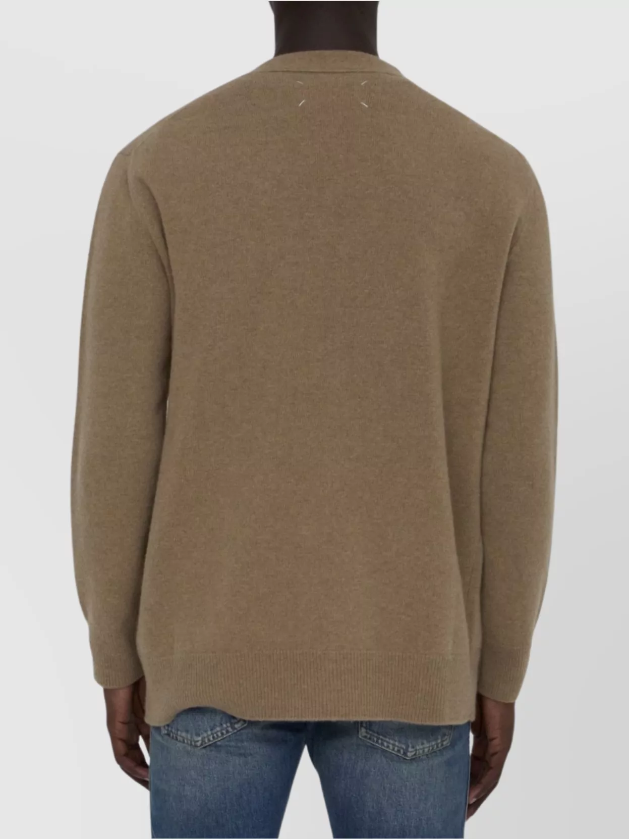 Maison Margiela Wool Cardigan With V-Neckline And Relaxed Fit
