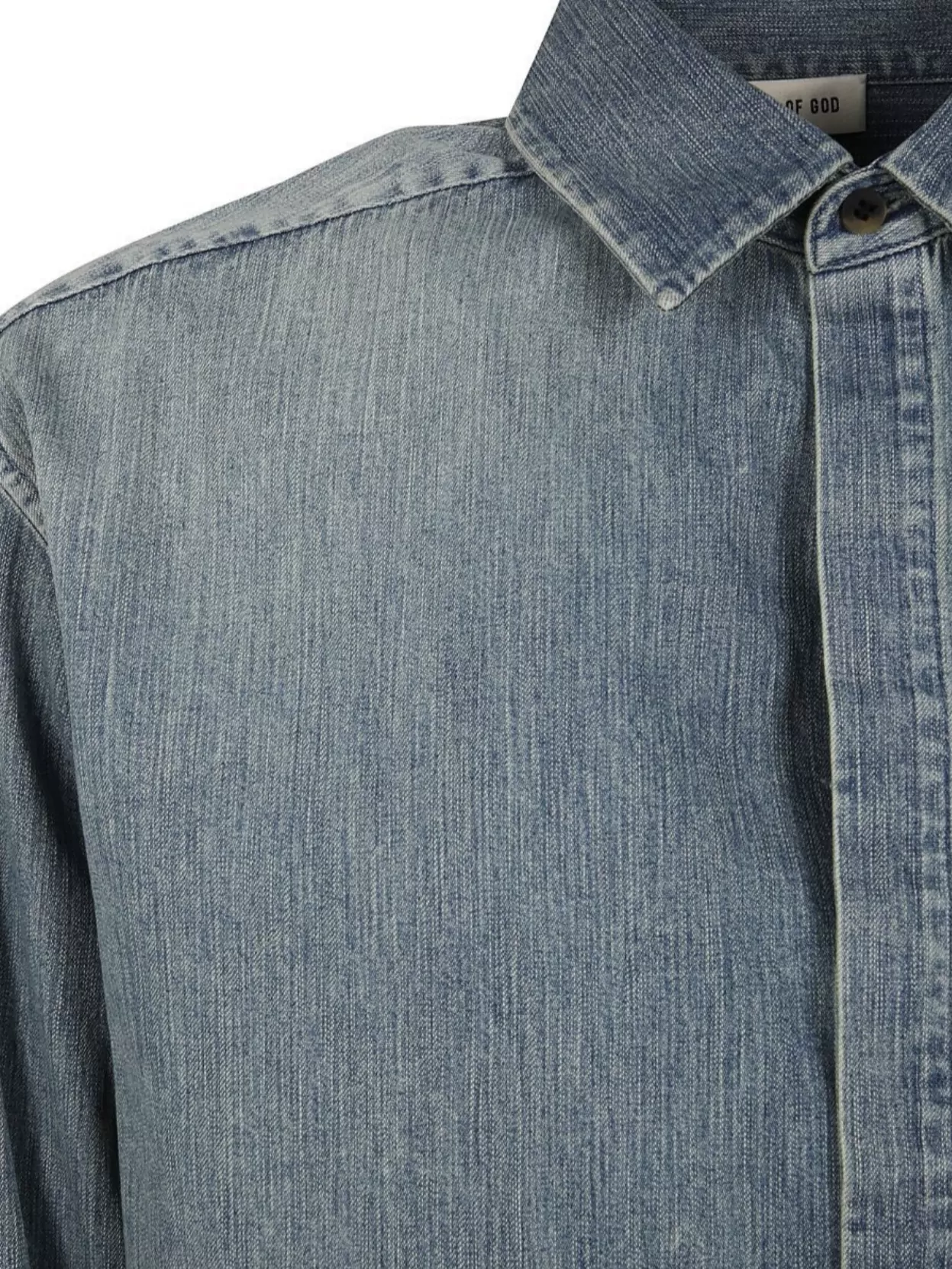Fear Of God Button Up Denim Shirt