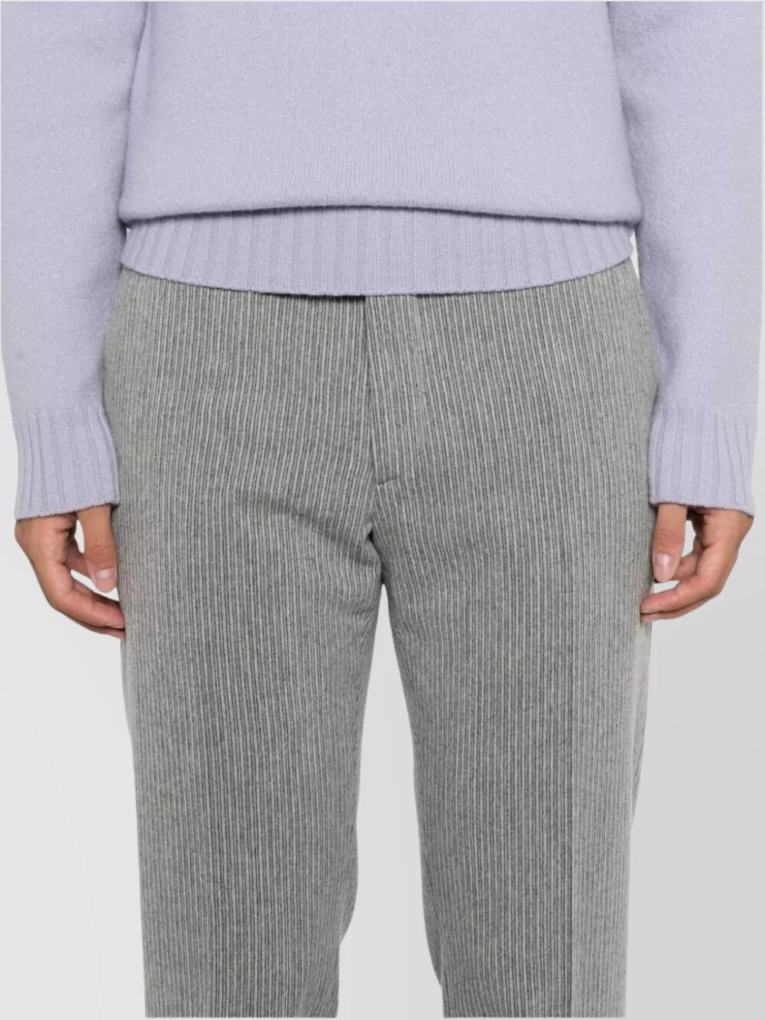 Incotex Trousers Featuring Striped Pattern And Belt Loops