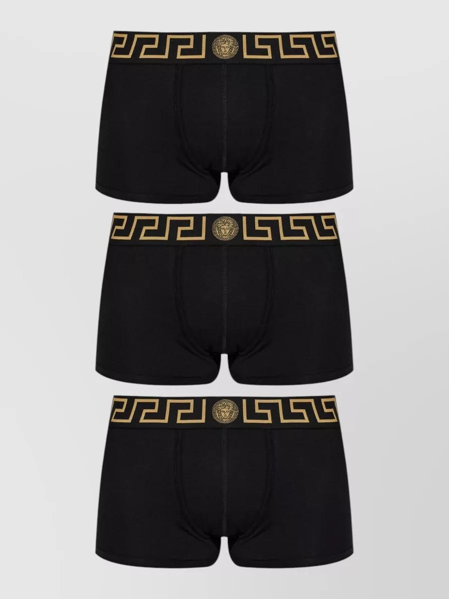 Versace cotton boxer briefs 3-pack