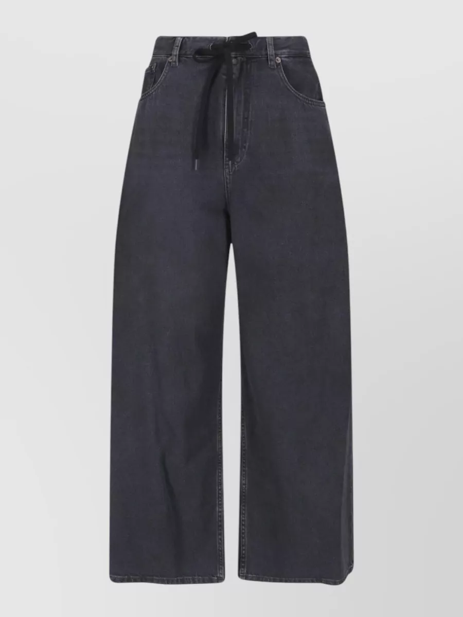 Mm6 Maison Margiela denim low-rise straight-leg jeans