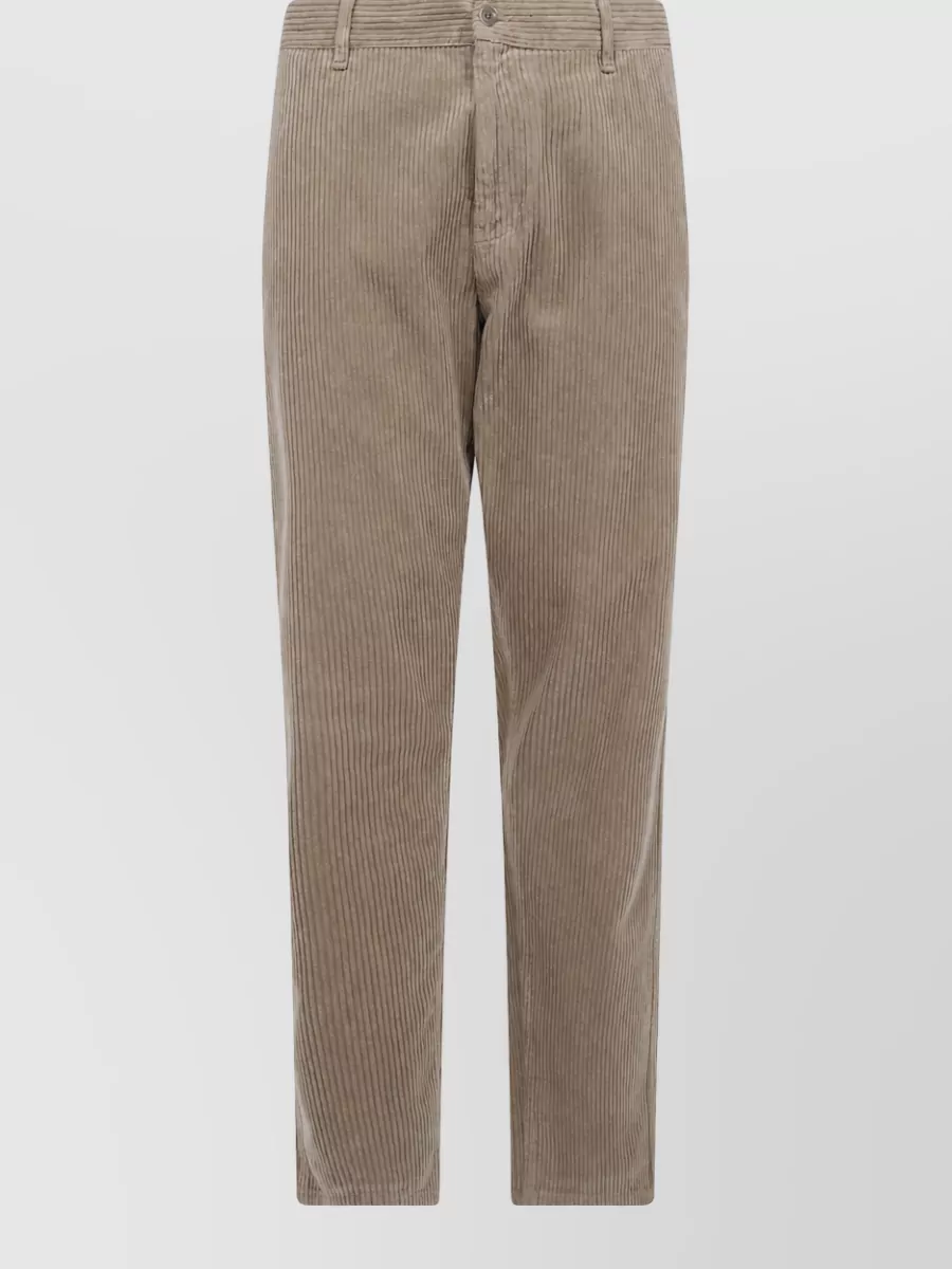 Aspesi cotton straight-leg trousers