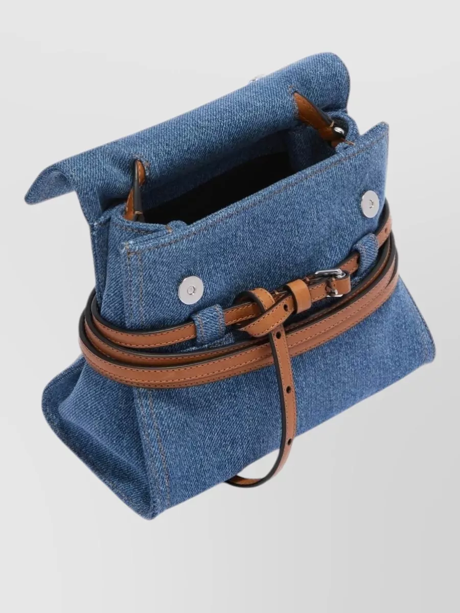 Moschino Denim Small Tote Bag