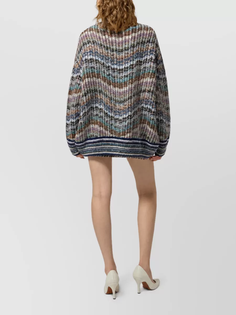 Missoni Sequinned High Neck Cardigan