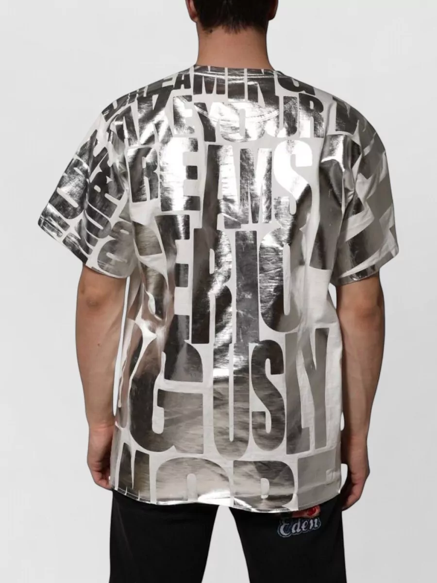 Dolce&Gabbana Cotton Slogan Print T-Shirt
