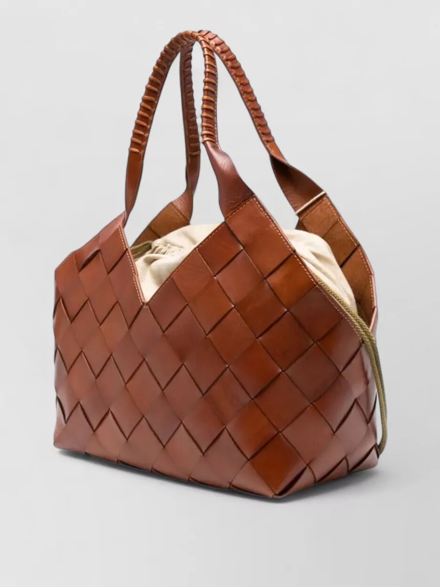 Dragon Diffusion Castello Woven Tote Bag Dual Handles