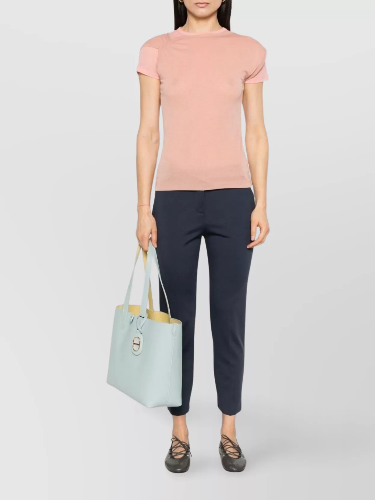 PINKO BEAUTIFUL TROUSERS WITH BELT LOOPS AND POCKETS