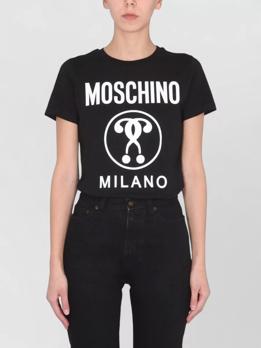 Moschino Logo Print Cotton T-Shirt