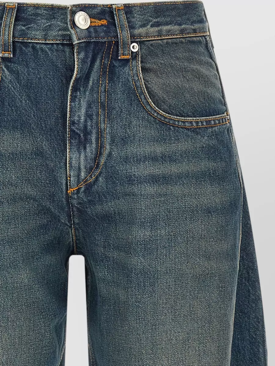 Isabel Marant Etoile Denim Barrel-Leg Jeans