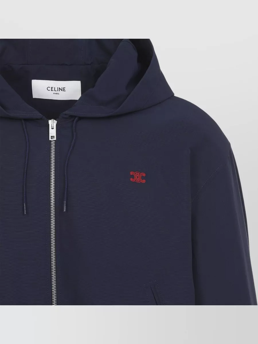 Celine Hooded Relaxed-Fit Padded Coat