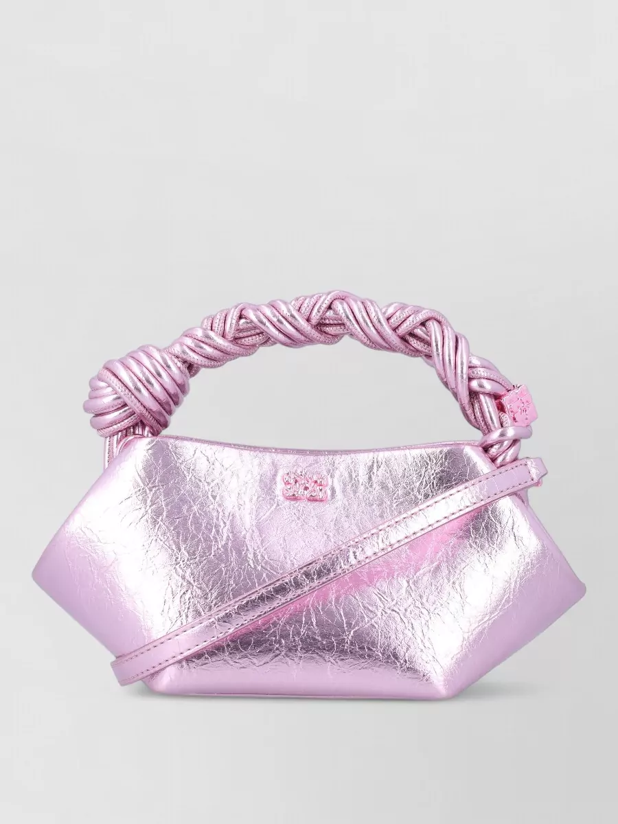 Ganni Bou mini metallic mini bag