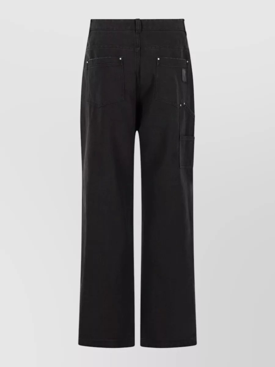 Represent Cotton Wide-Leg Trousers