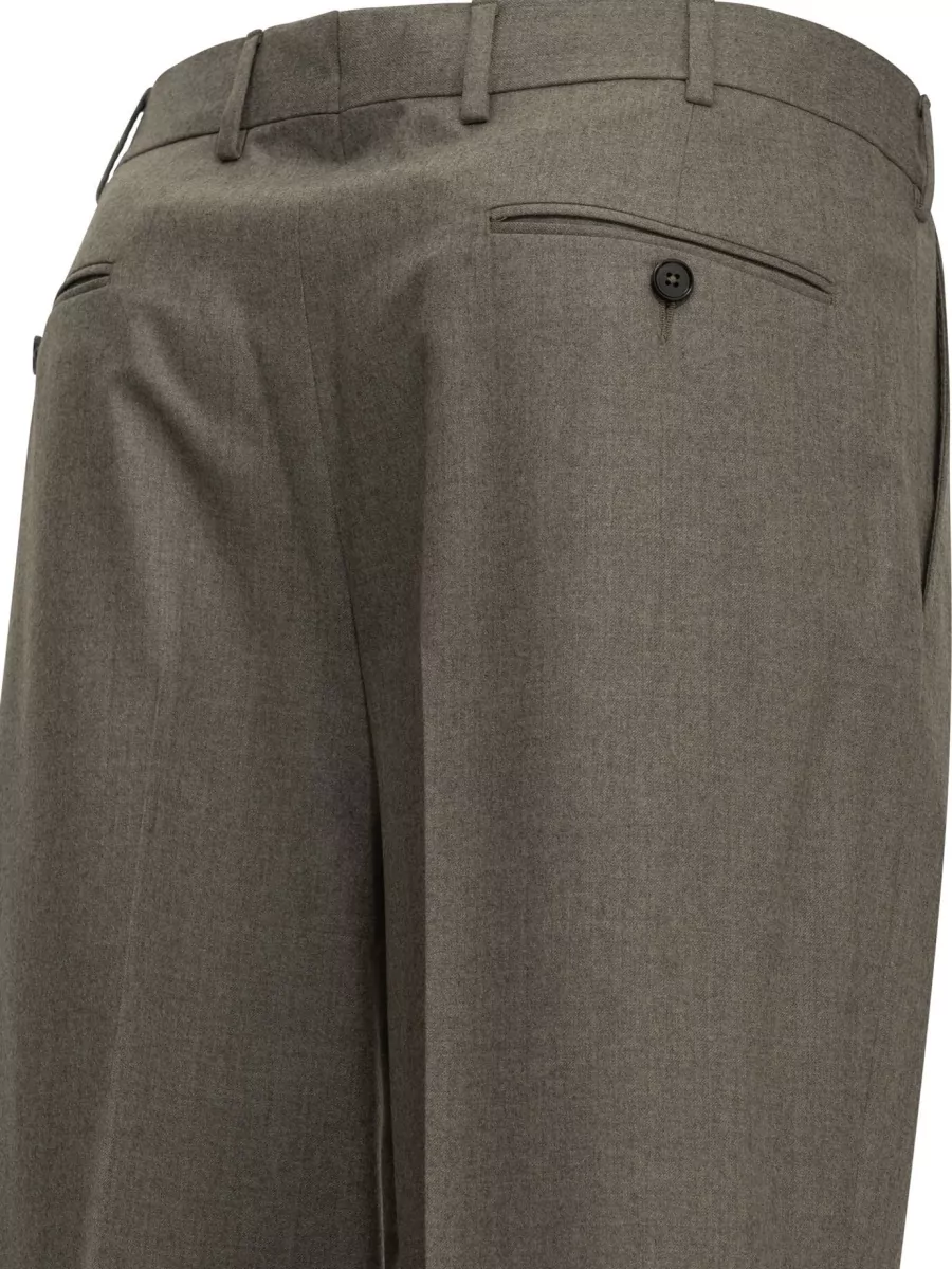 Zegna Wool Tailored Trousers