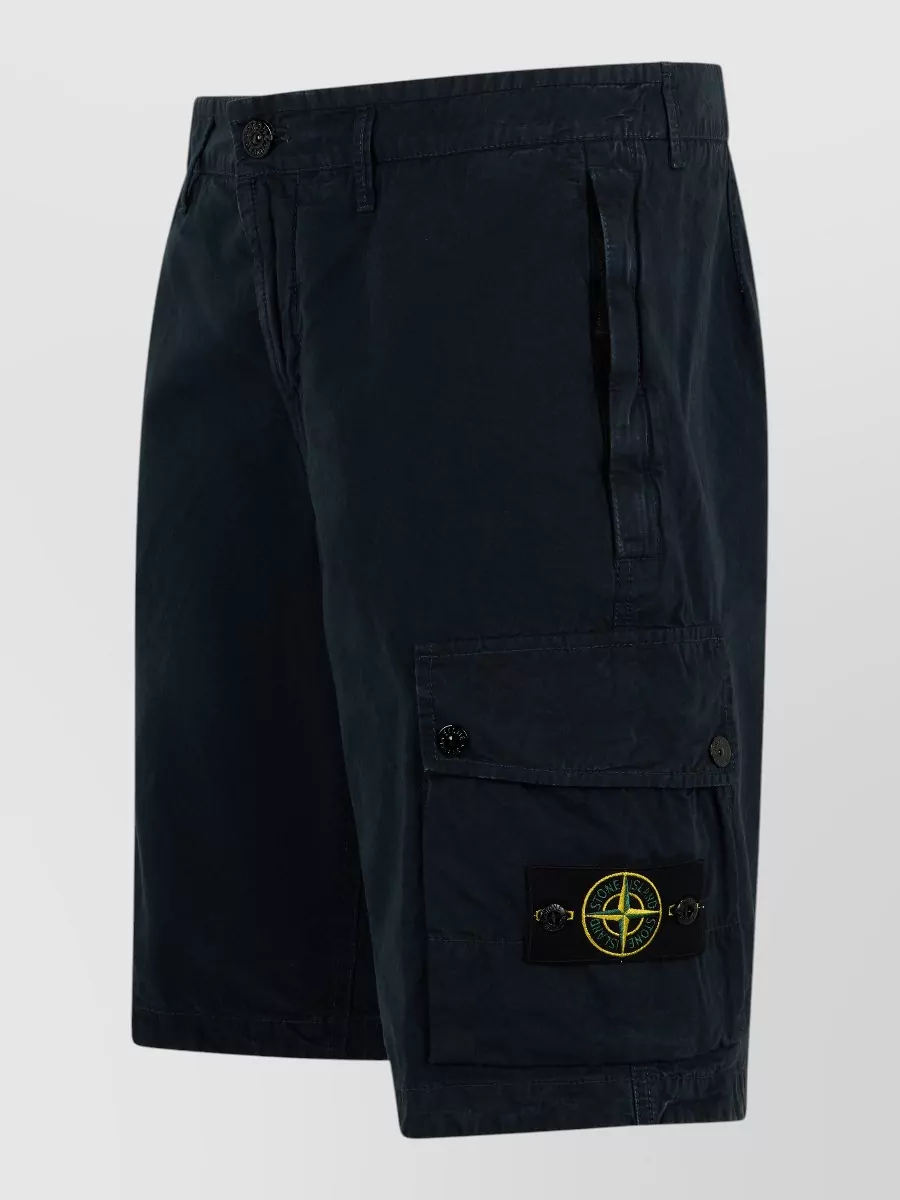 Stone Island Cotton Knee-Length Cargo Shorts