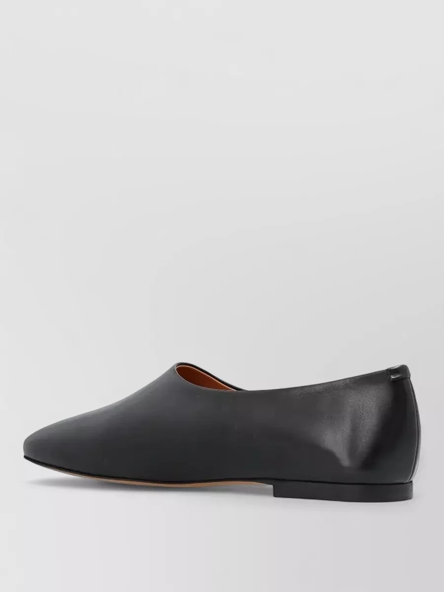 Jil Sander Leather Ballerina Flats
