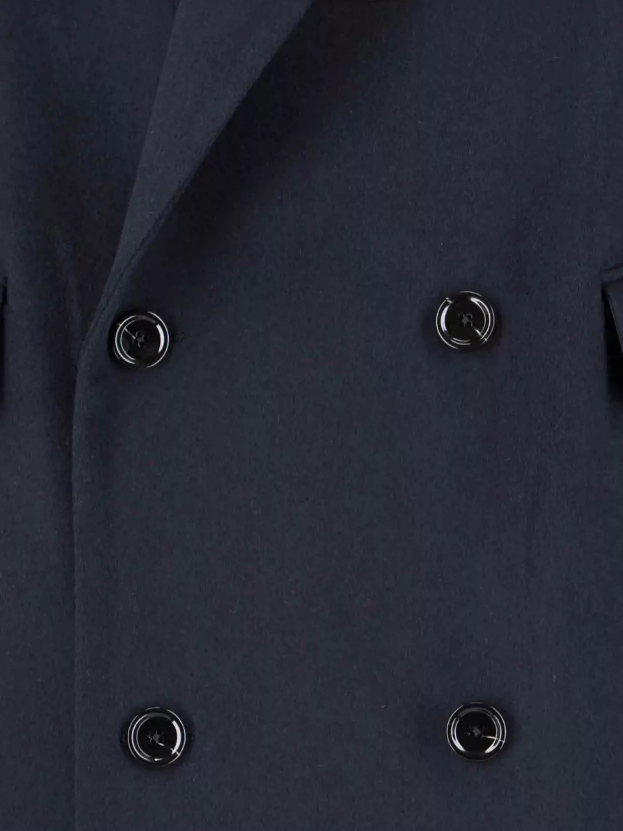 Lardini Buttoned Longline Jacket Notched Lapel