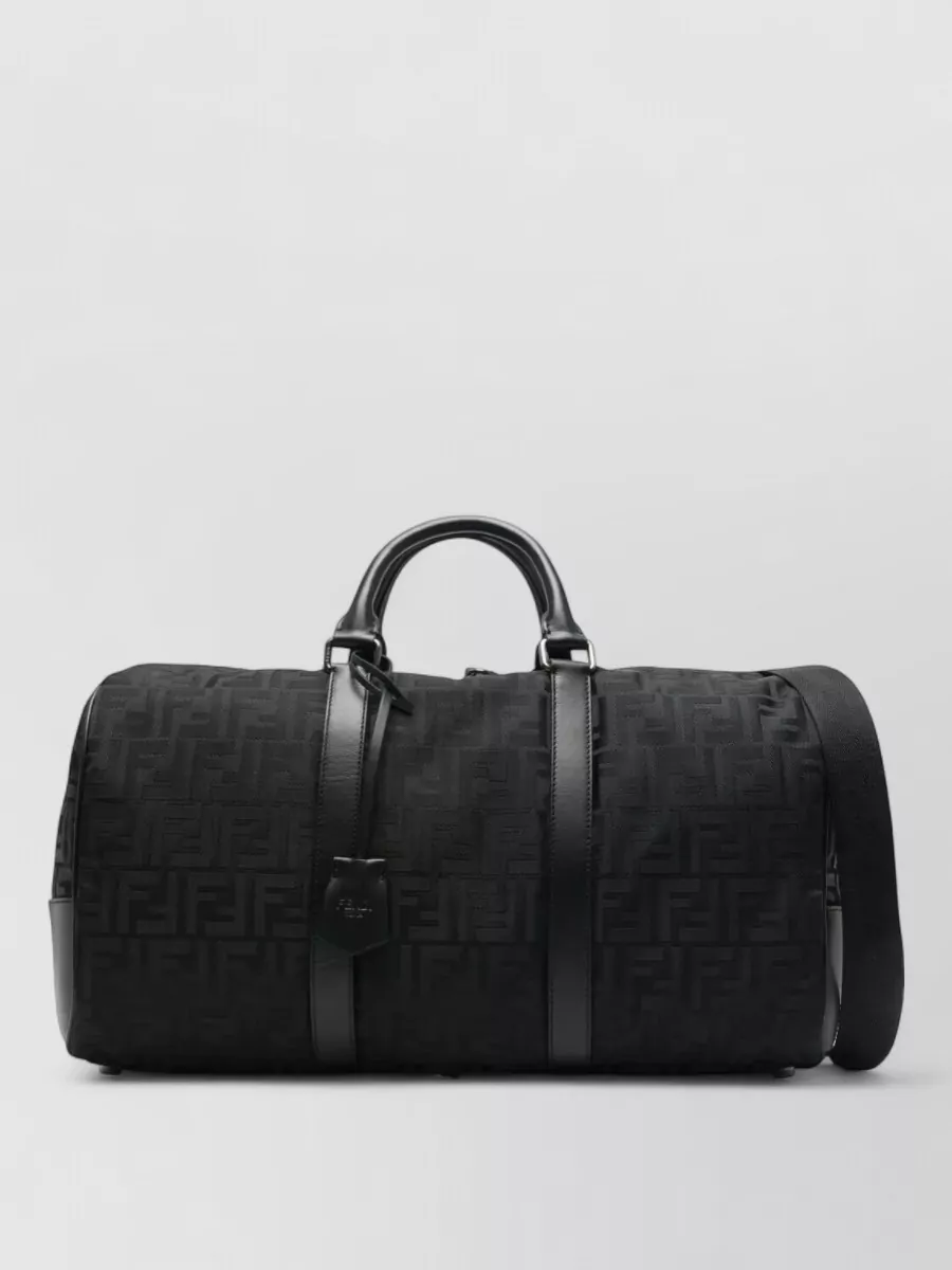 Fendi medium nylon duffel bag