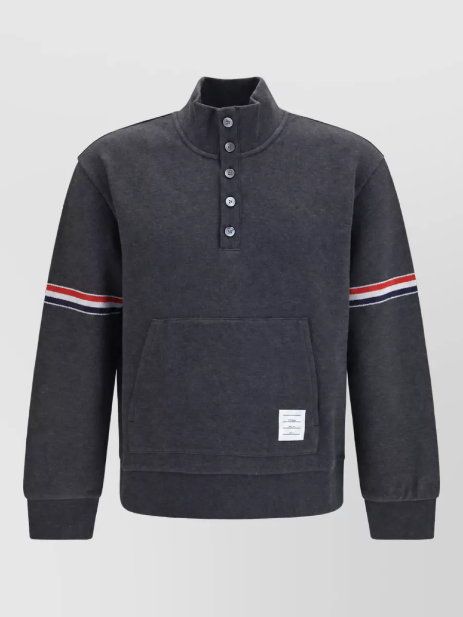 Thom Browne cotton high-collar sweater