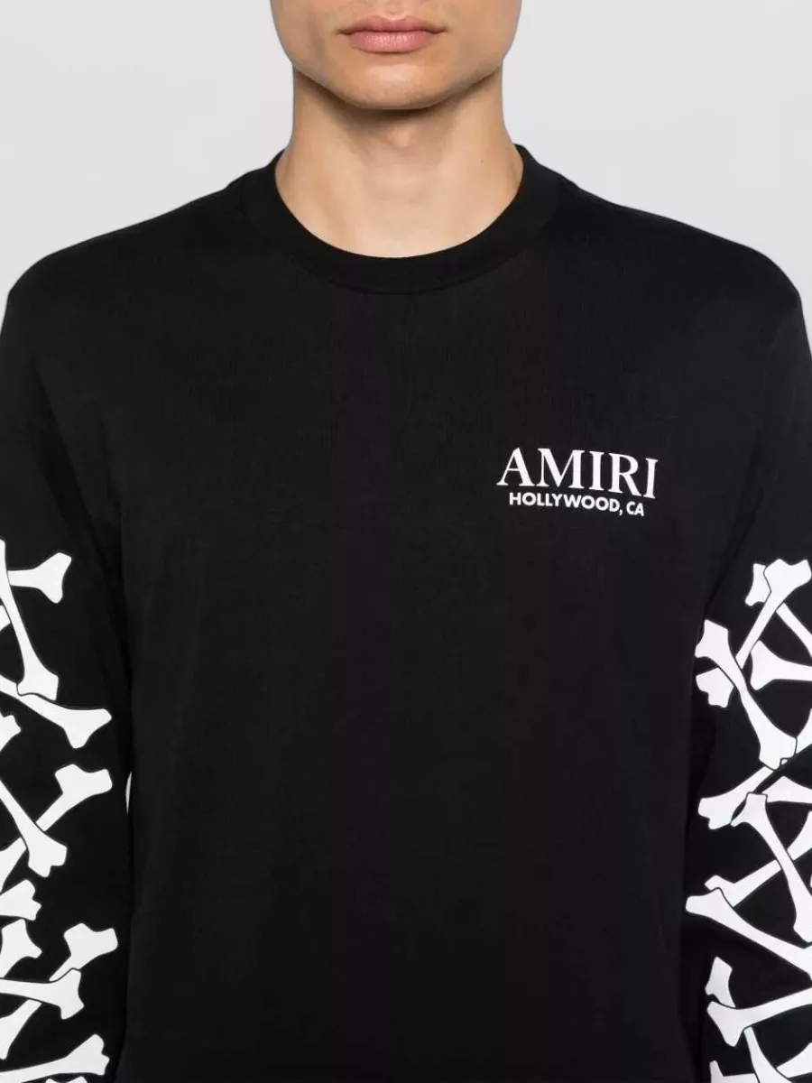 Amiri Cotton Bones Stacked Long-Sleeve T-Shirt