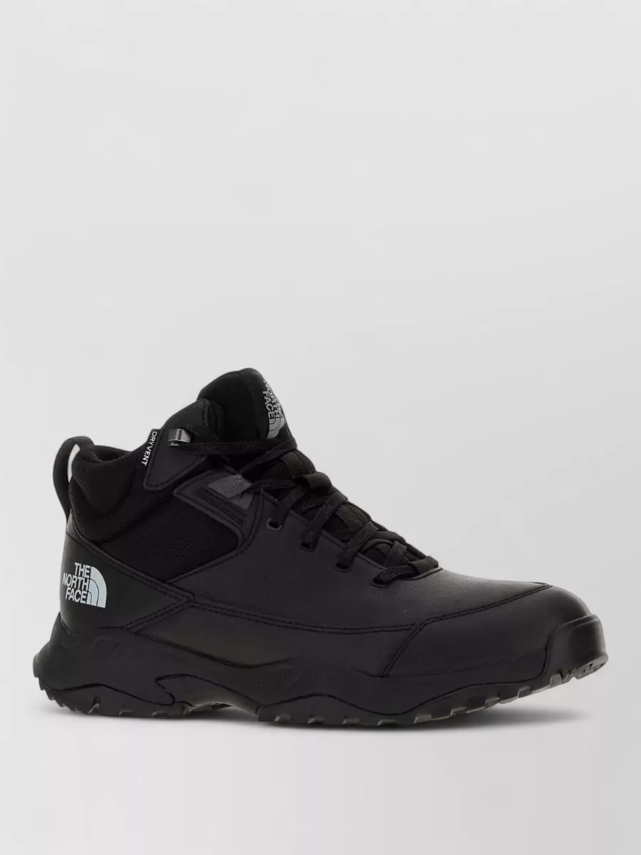 The North Face synthetic leather and mesh ankle boots