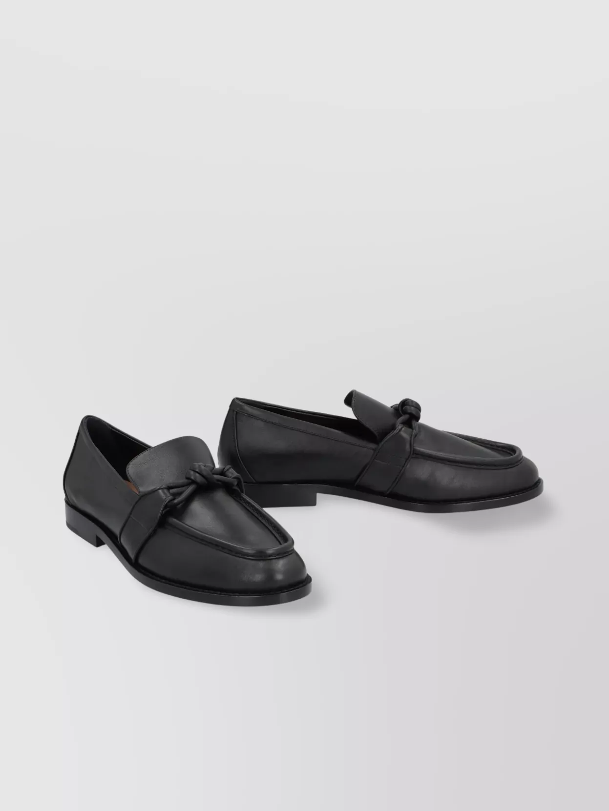 Bottega Veneta Astaire Leather Loafers