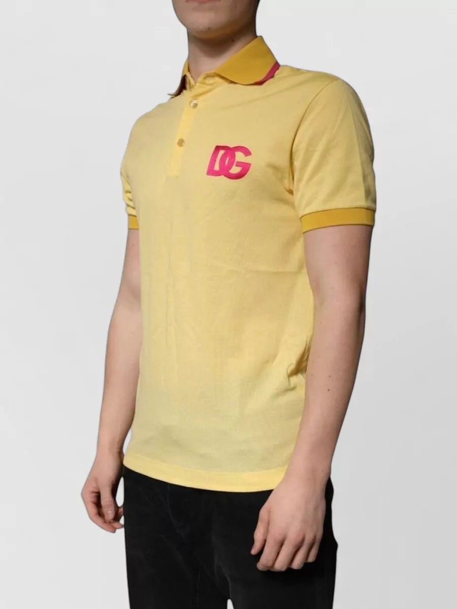 Dolce&Gabbana Cotton Logo Polo Shirt