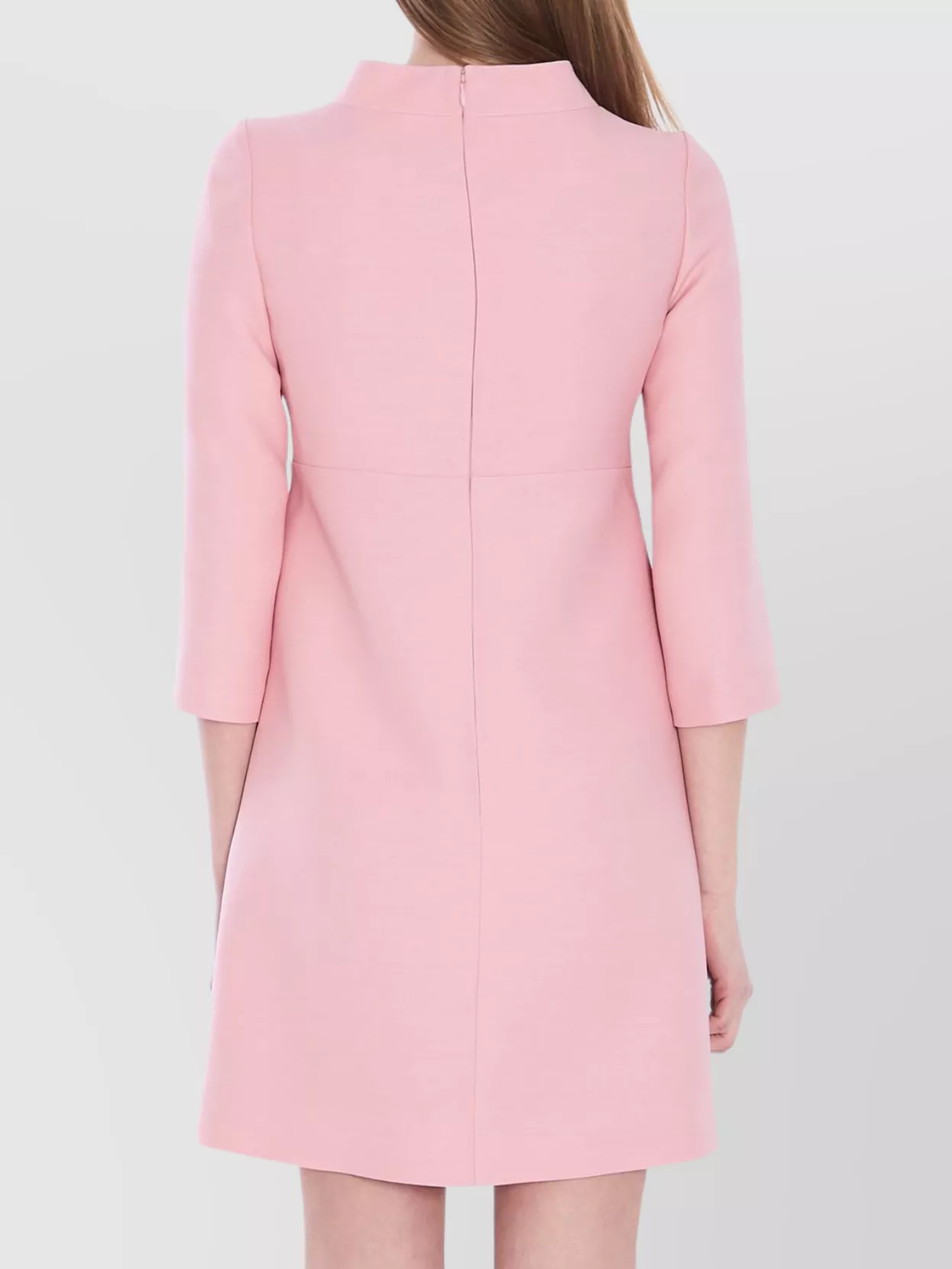 Valentino Garavani Wool And Silk Blend Dress With Jewel Buttons