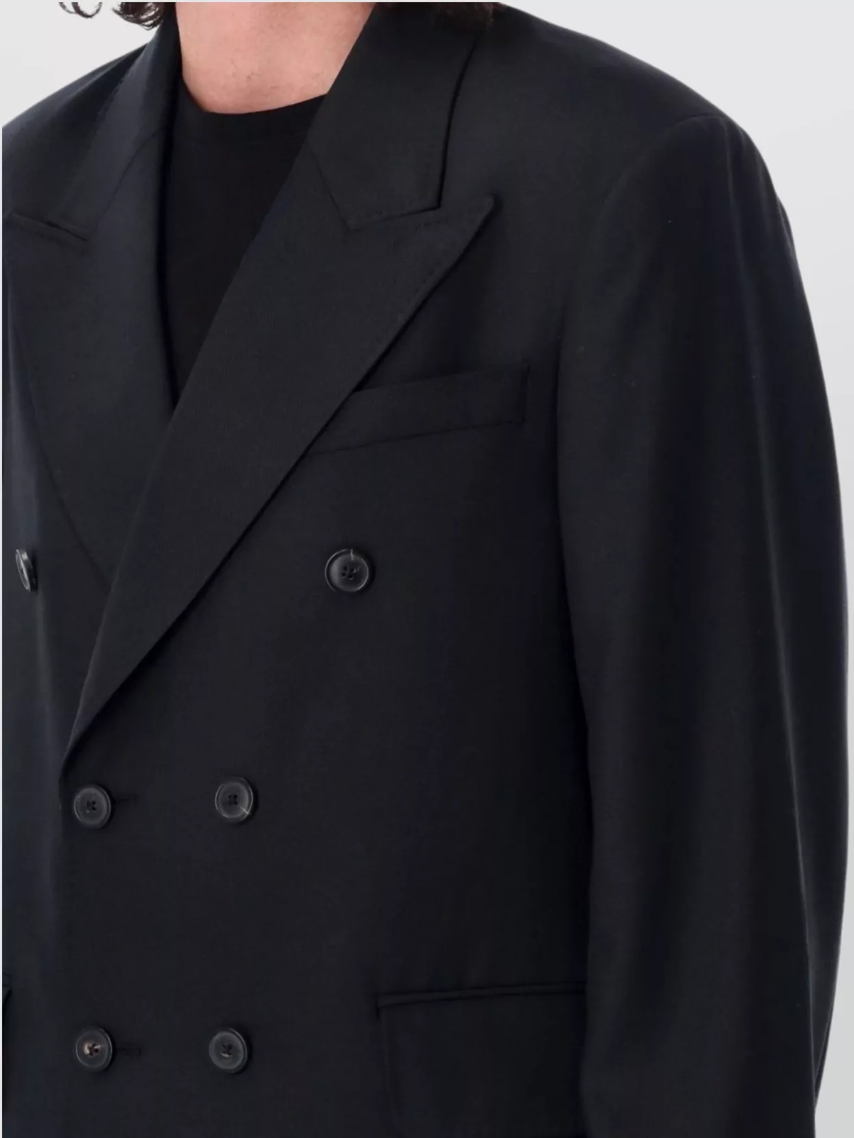 Our Legacy Blazer Double-Breasted Structured Shoulders