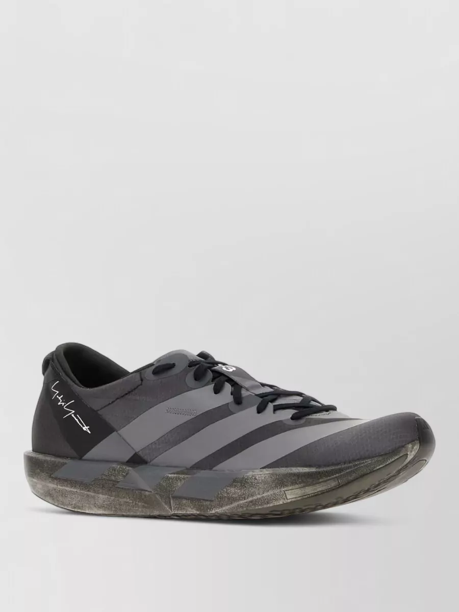 Y3 Yamamoto fabric lace-up sneakers