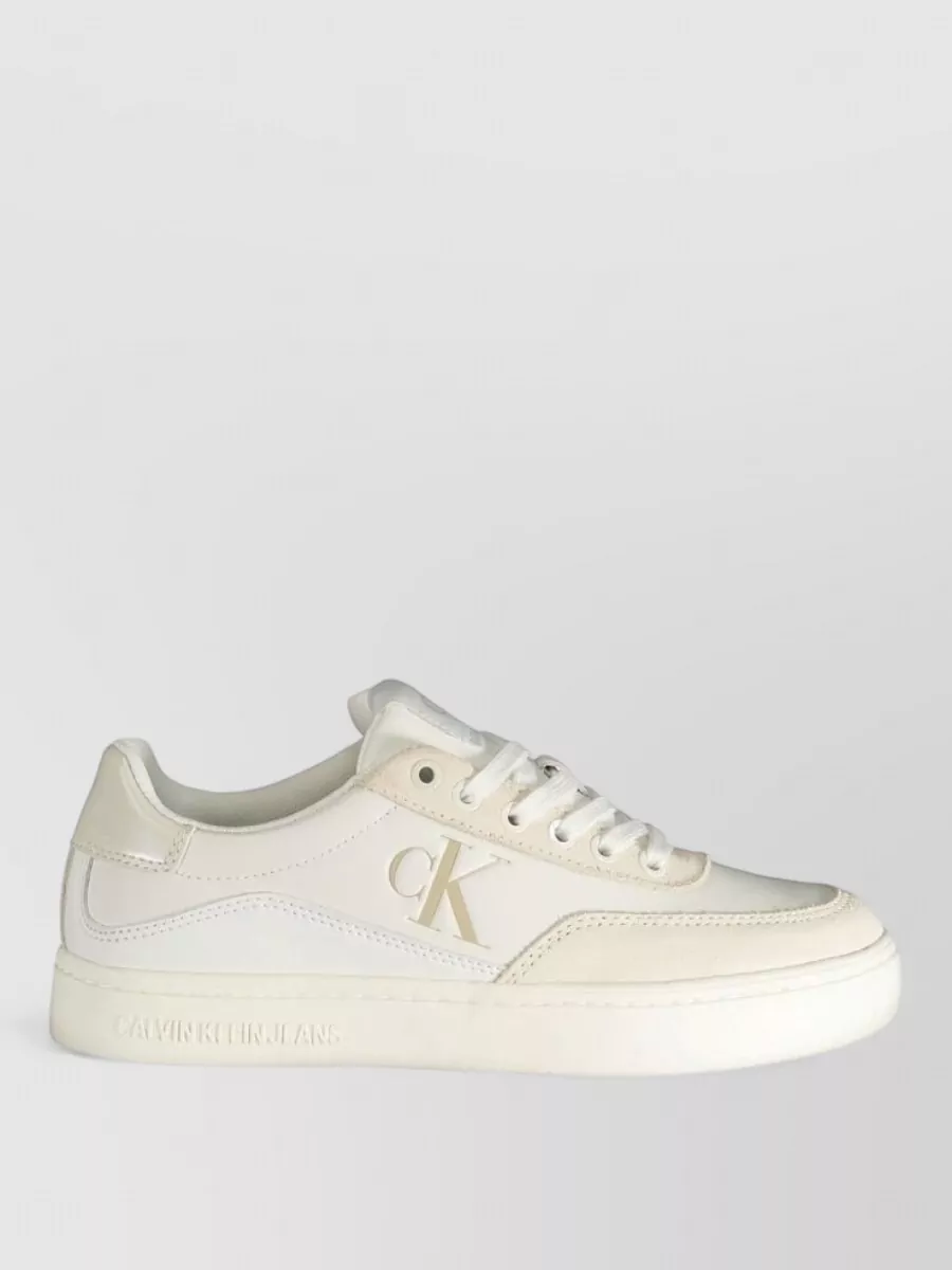 Calvin Klein Leather Low-Top Sneakers