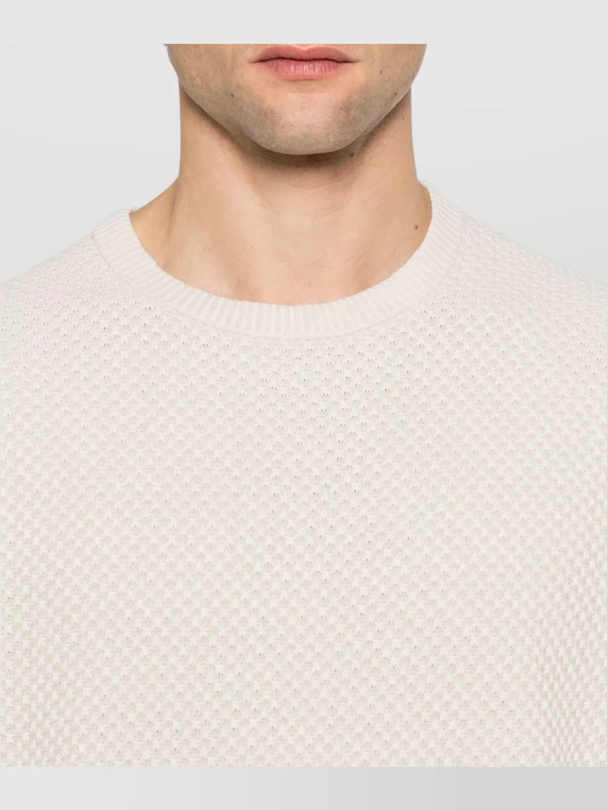 Calvin Klein Two Tone Honeycomb Sweater