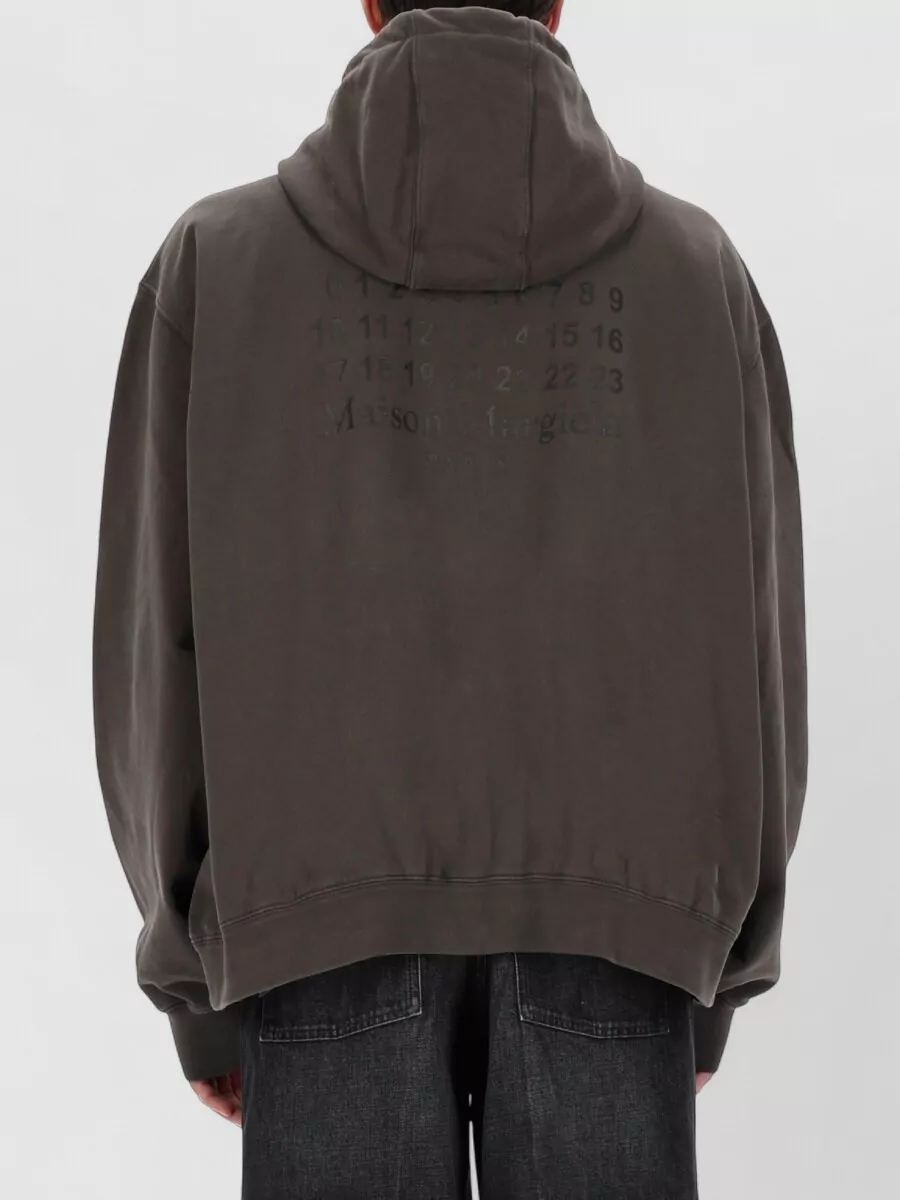 Maison Margiela Hooded Knitwear Featuring Front Pockets