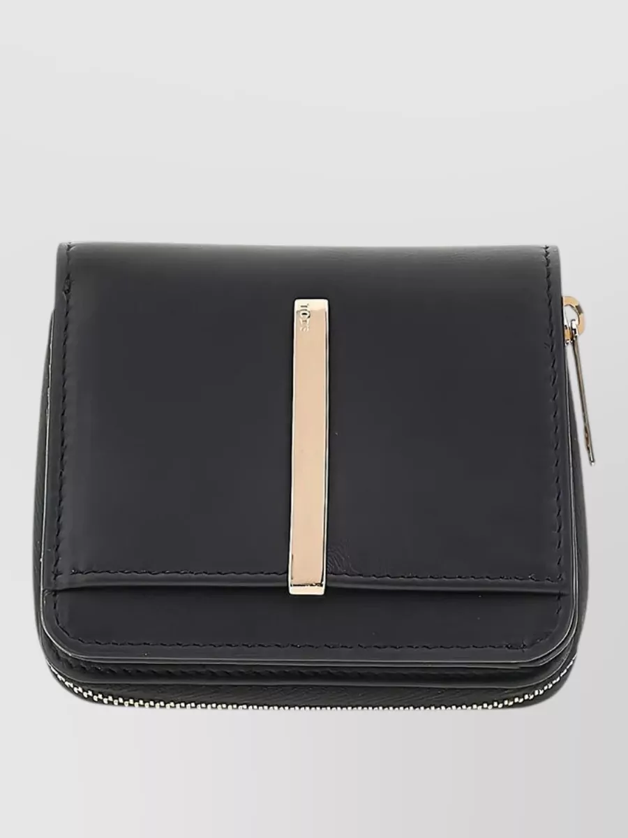 Tod's leather business card holder