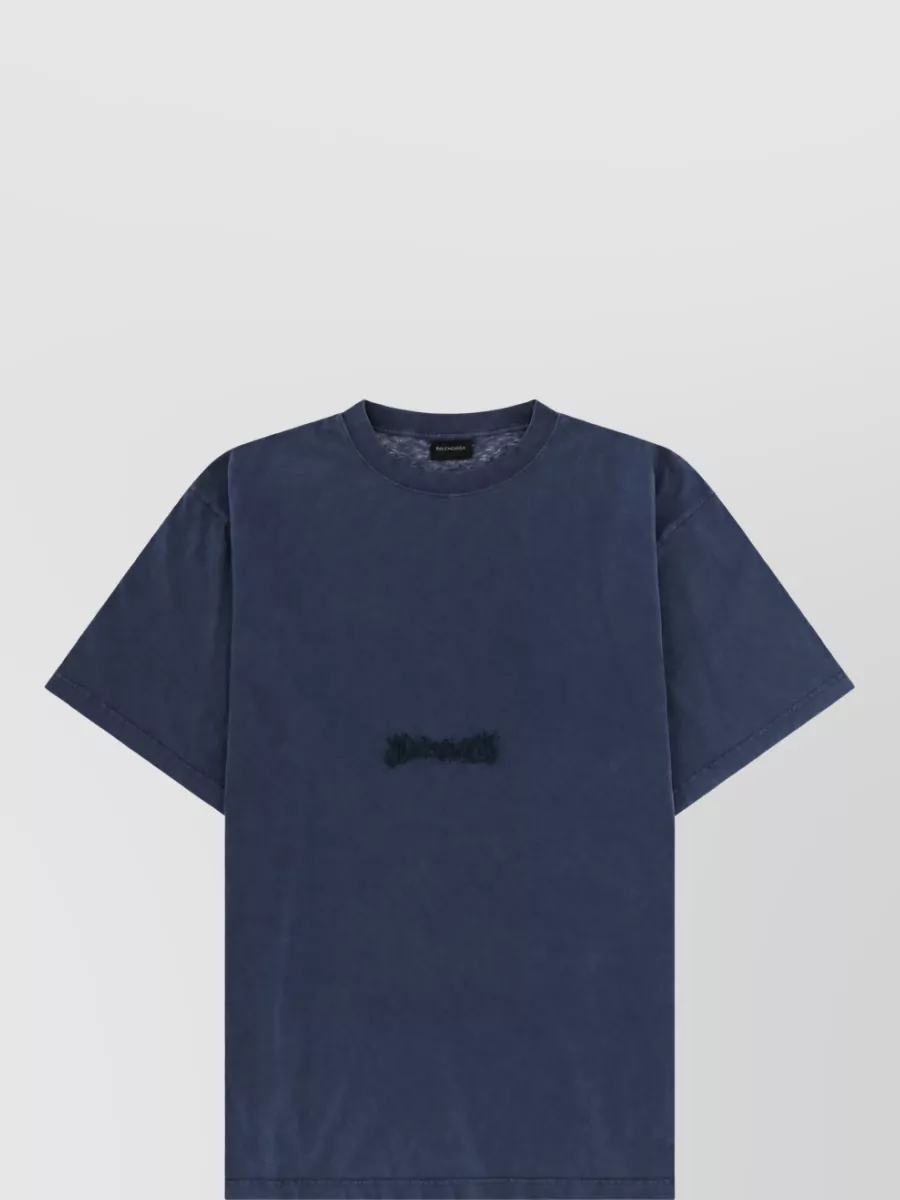 Balenciaga Logo-Embroidered T-Shirt