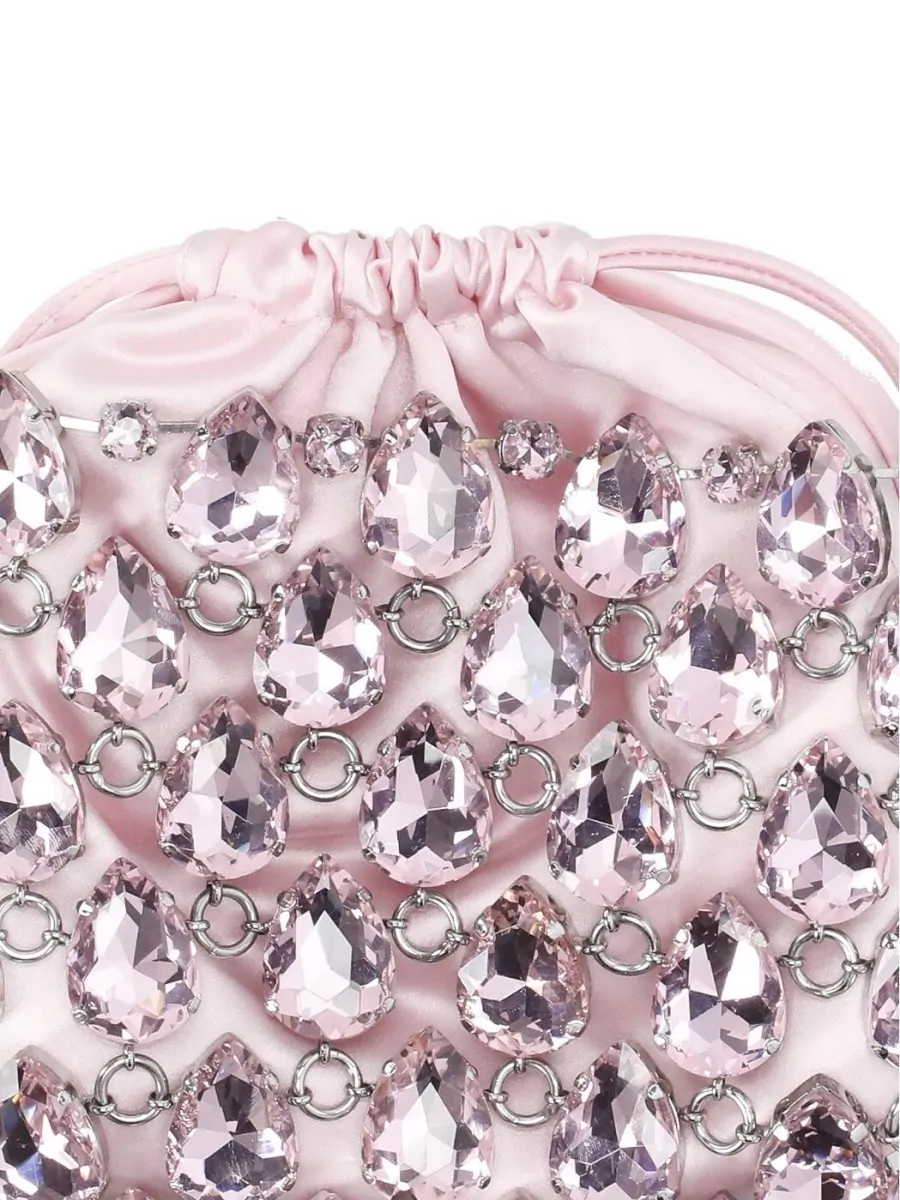 Self-Portrait Diamante Mini Clutch Bag